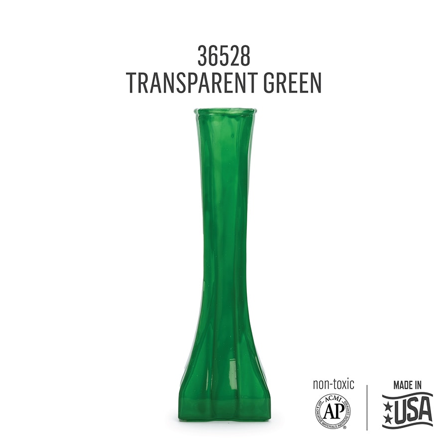 FolkArt ® Murano Glass Paint™ Transparent Green, 2oz. - 36528