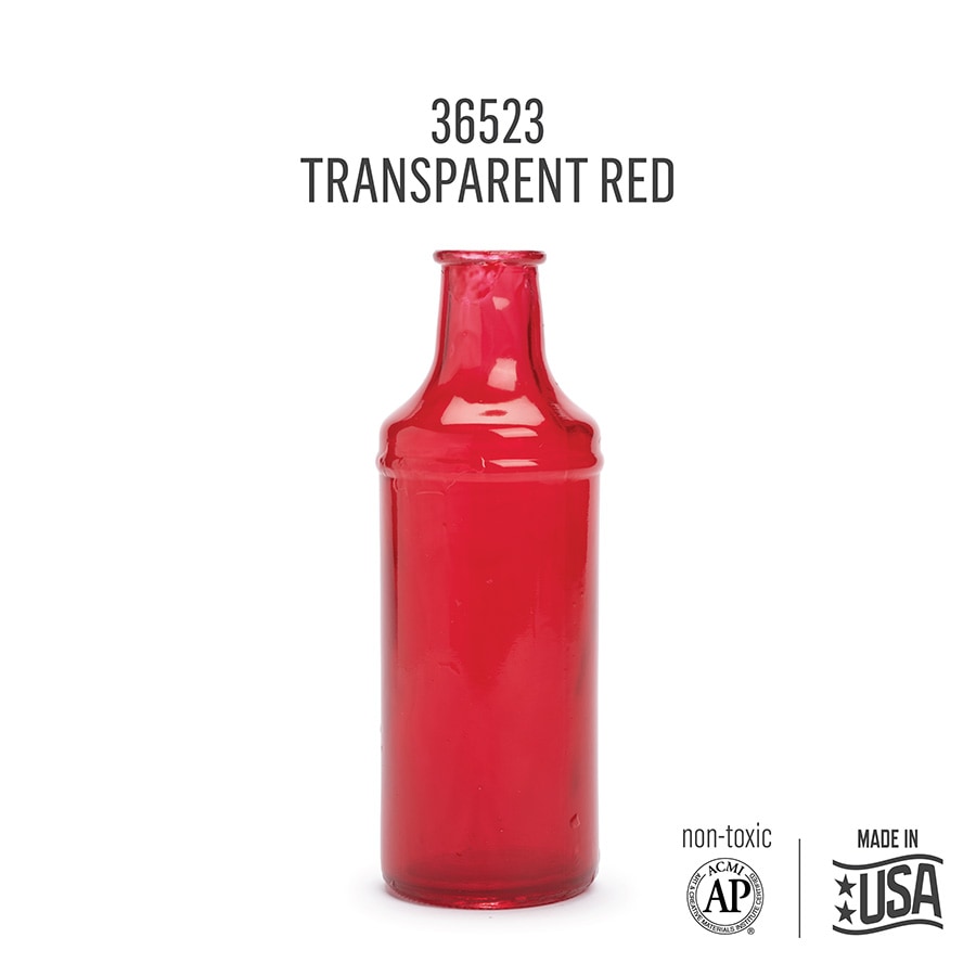 FolkArt ® Murano Glass Paint™ Transparent Red, 2oz. - 36523