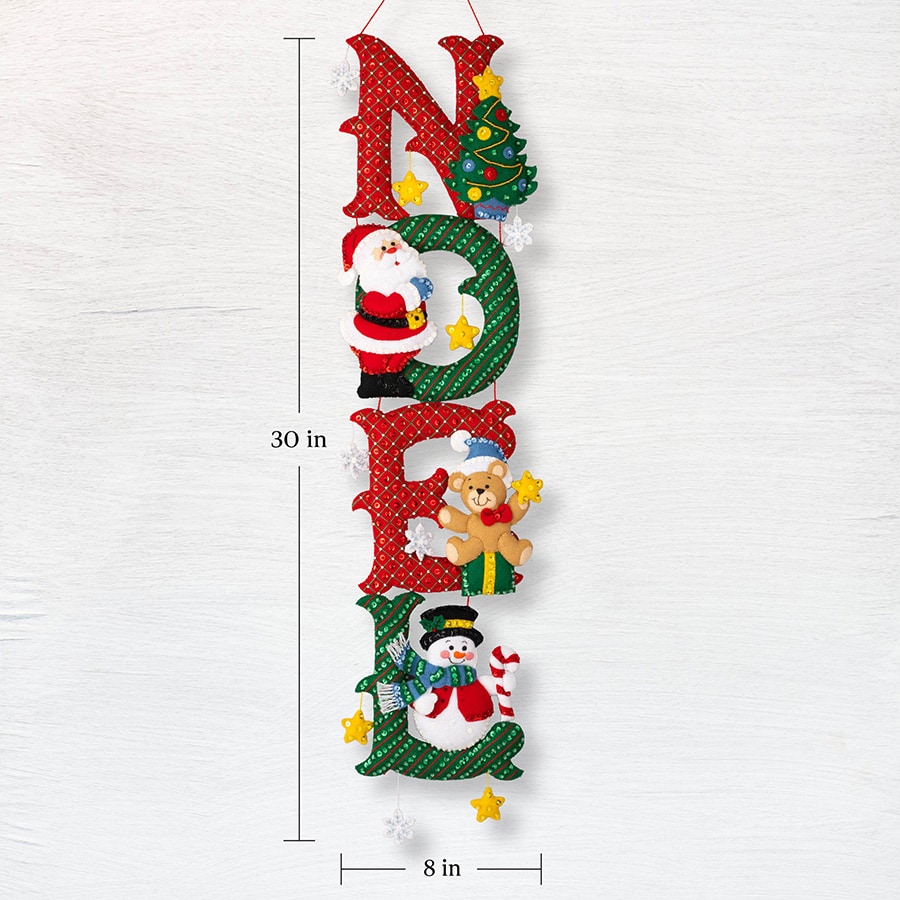 Bucilla ® Seasonal - Felt - Wall Hanging - Noel - 89655E