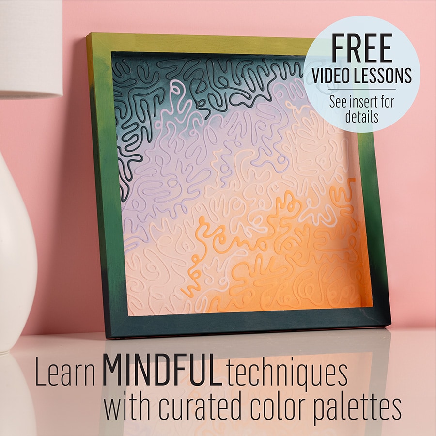 FolkArt ® Mindful Expressive Paint Kit, 17pc - PROMOMDFEXP