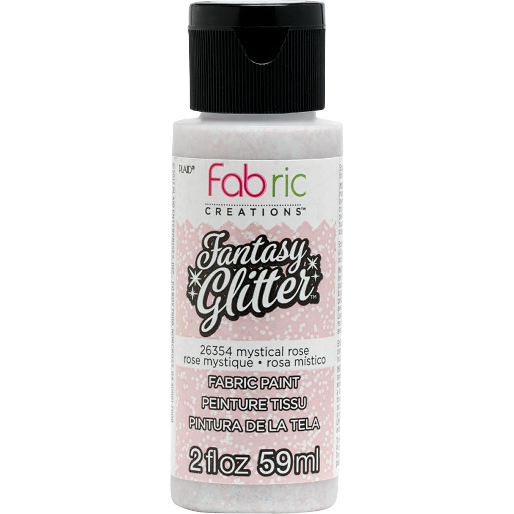 Fabric Creations™ Fantasy Glitter™ Fabric Paint - Mystical Rose, 2 oz. - 26354