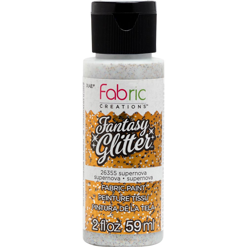 Fabric Creations™ Fantasy Glitter™ Fabric Paint - Supernova, 2 oz. - 26355