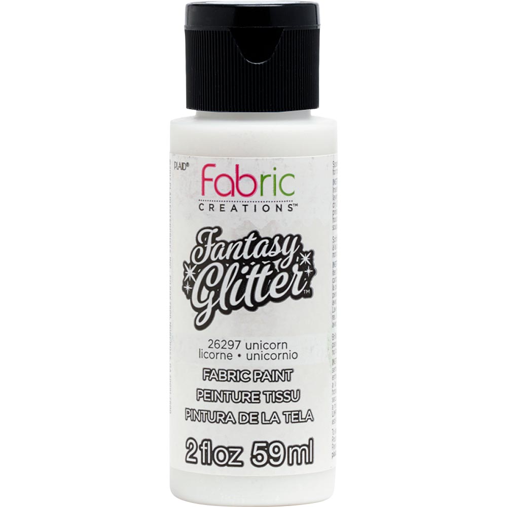 Fabric Creations™ Fantasy Glitter™ Fabric Paint - Unicorn, 2 oz. - 26297