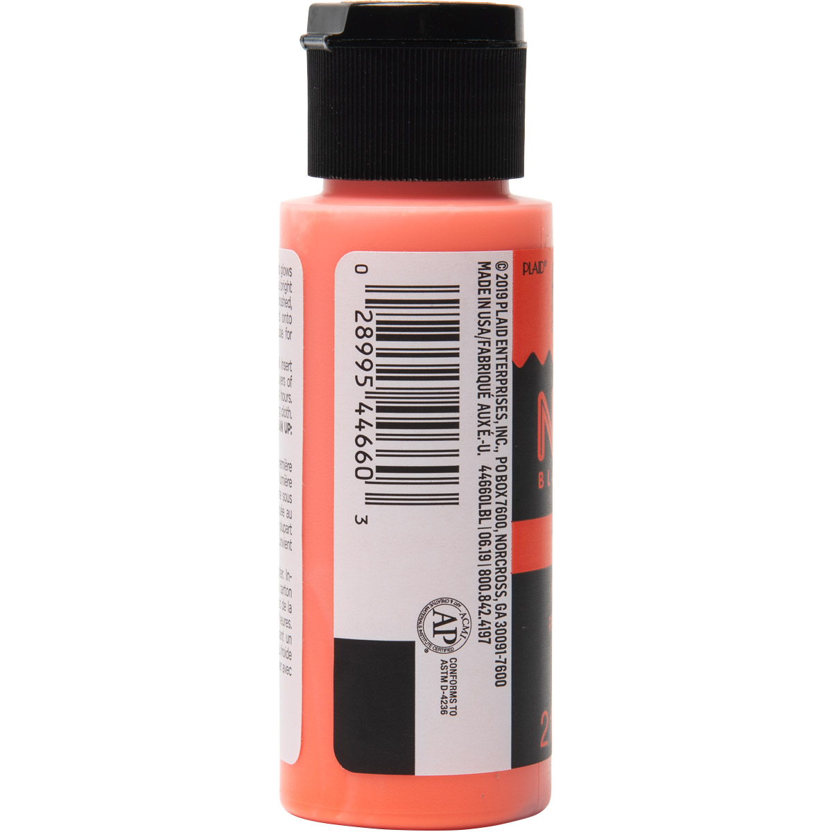 Fabric Creations™ Neon Black Light Fabric Paint - Orange, 2 oz. - 44660