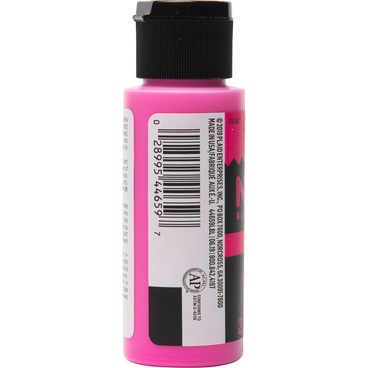 Fabric Creations™ Neon Black Light Fabric Paint - Pink, 2 oz. - 44659