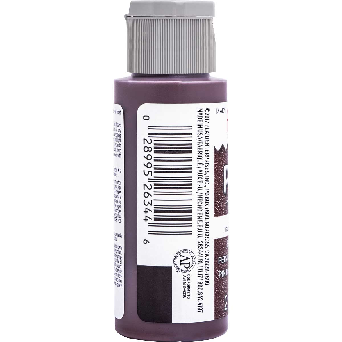 Fabric Creations™ Plush™ 3-D Fabric Paints - Rootbeer, 2 oz. - 26344