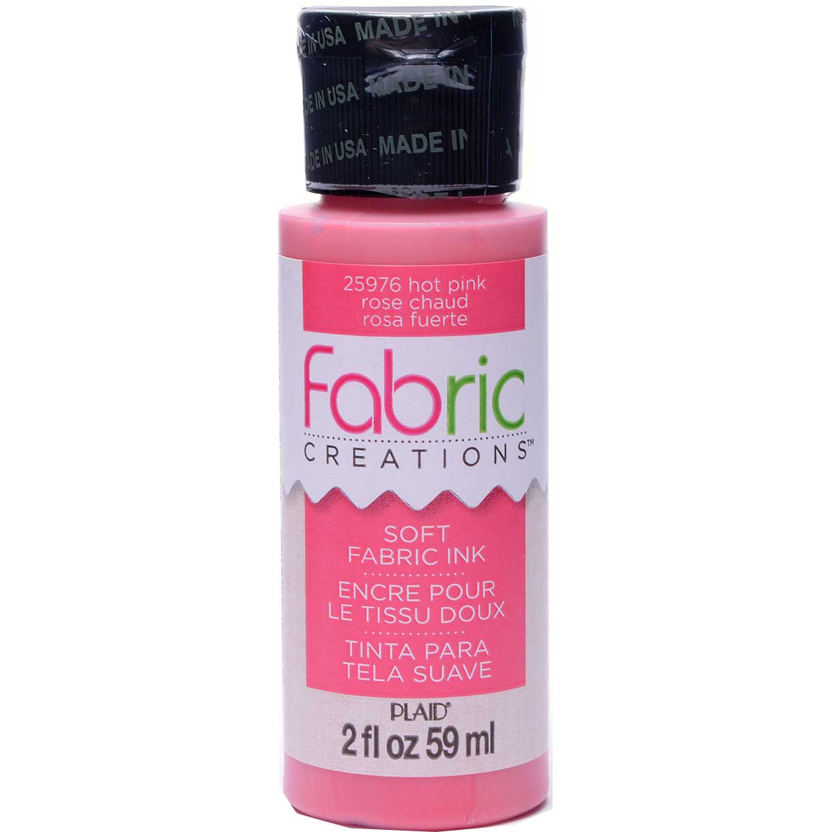 Fabric Creations™ Soft Fabric Inks - Hot Pink, 2 oz. - 25976