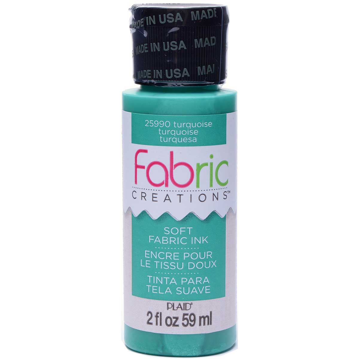 Fabric Creations™ Soft Fabric Inks - Turquoise, 2 oz. - 25990