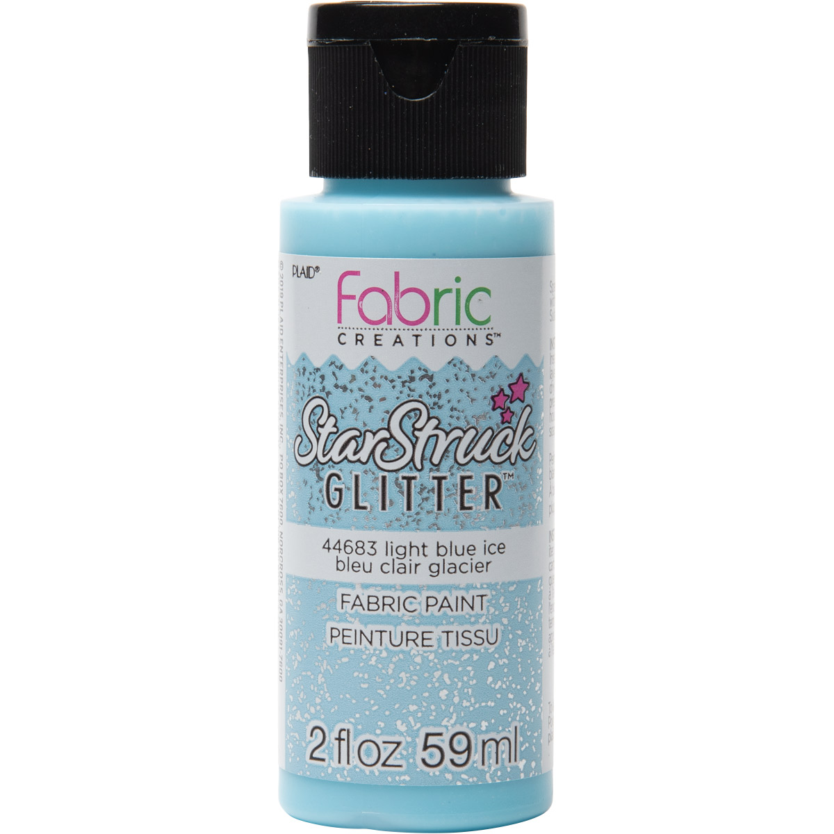 Fabric Creations™ StarStruck Glitter™ Fabric Paint - Light Blue Ice, 2 oz. - 44683