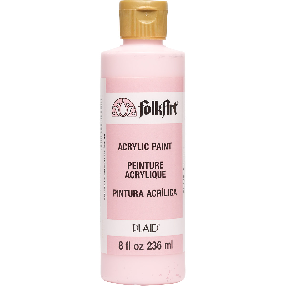 FolkArt ® Acrylic Colors - Baby Pink, 8 oz. - 821