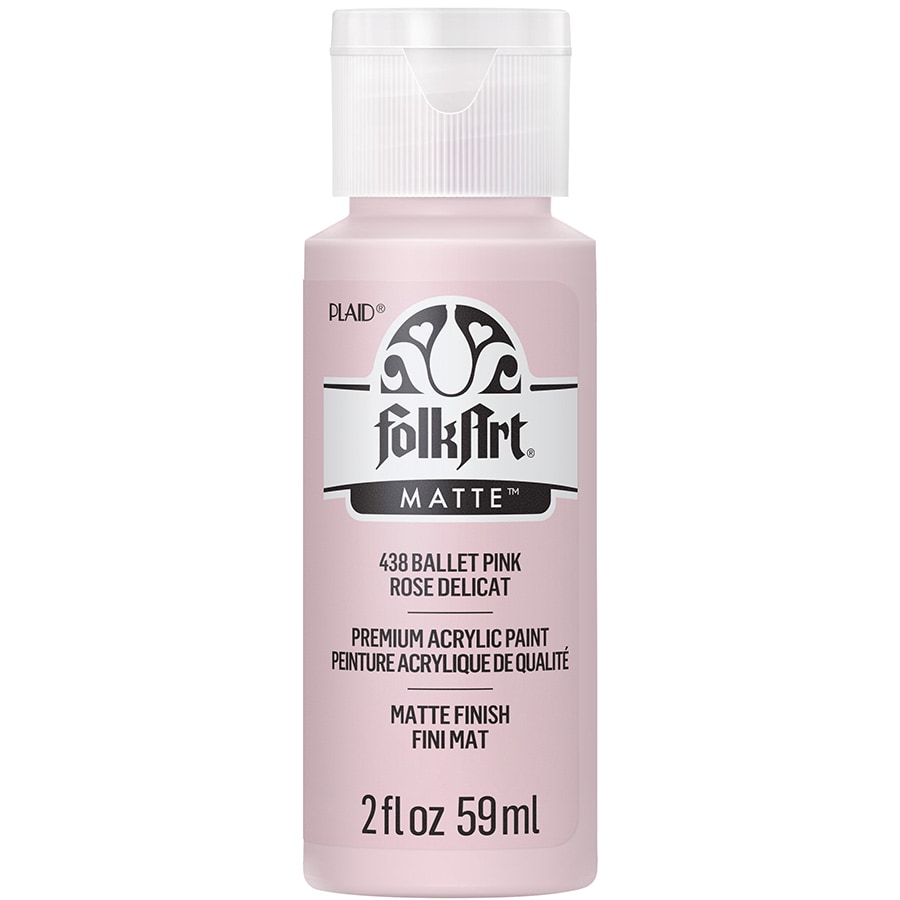 FolkArt ® Acrylic Colors - Ballet Pink, 2 oz. - 438