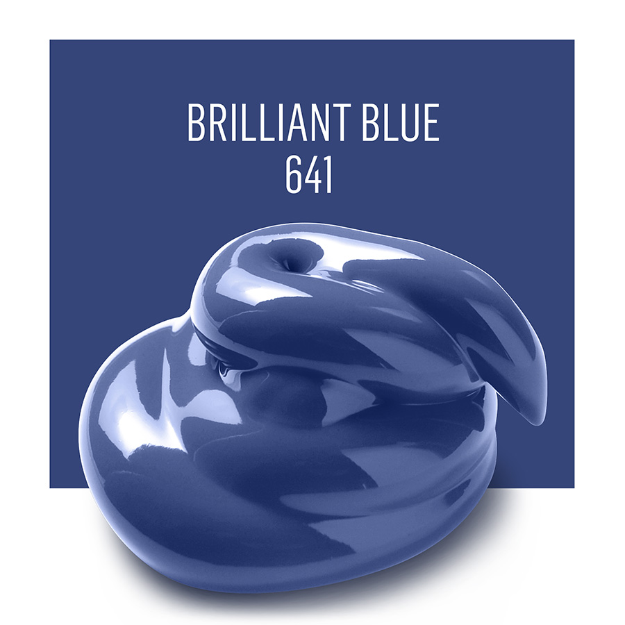FolkArt ® Acrylic Colors - Brilliant Blue, 2 oz. - 641