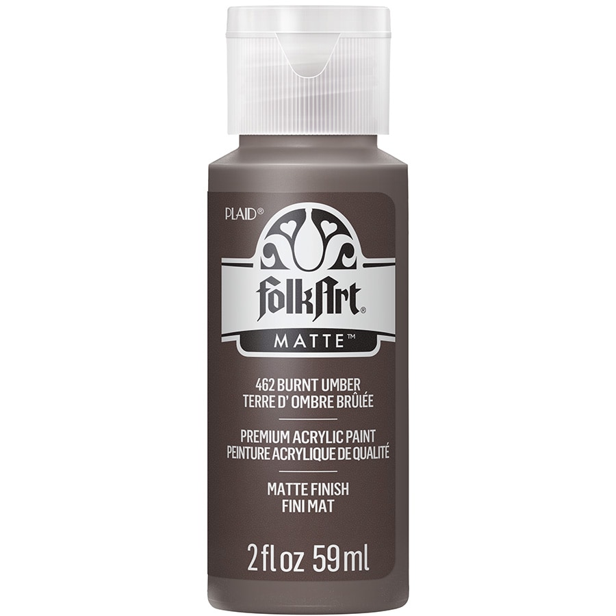 FolkArt ® Acrylic Colors - Burnt Umber 2 oz. - 462
