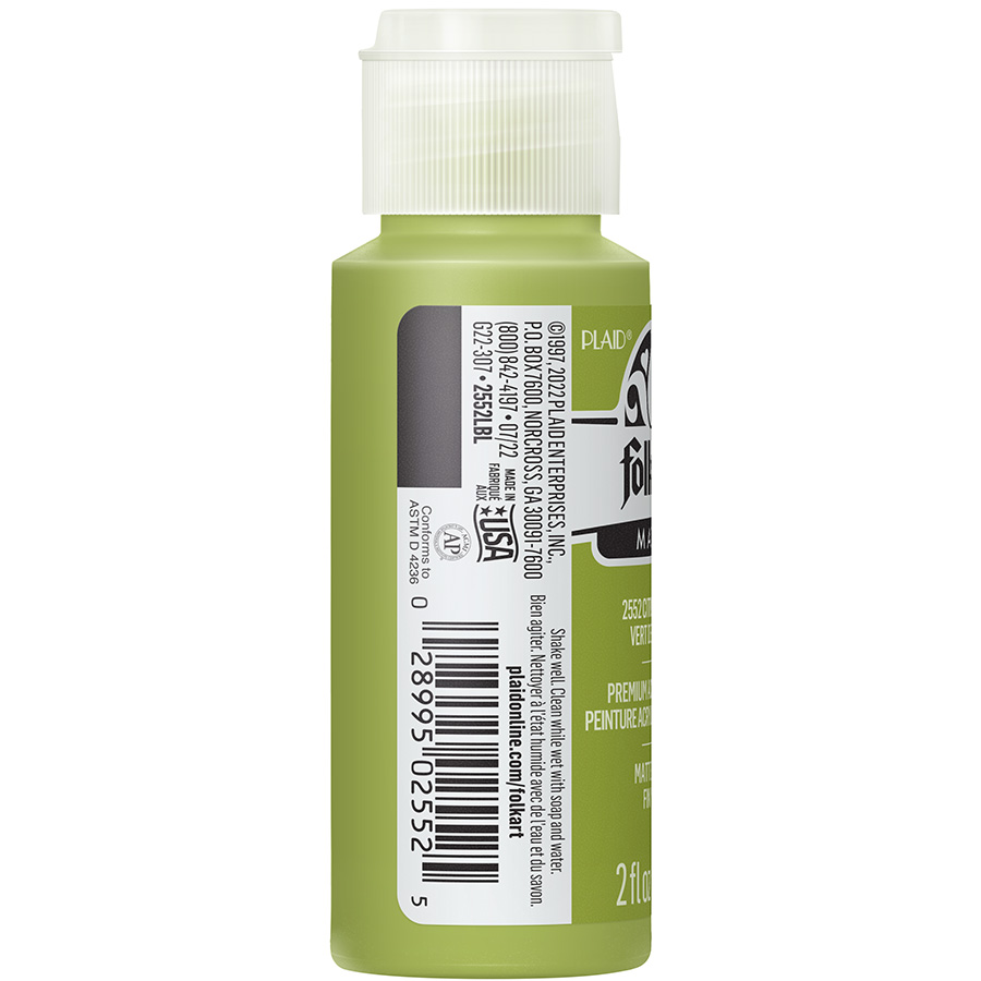 FolkArt ® Acrylic Colors - Citrus Green, 2 oz. - 2552