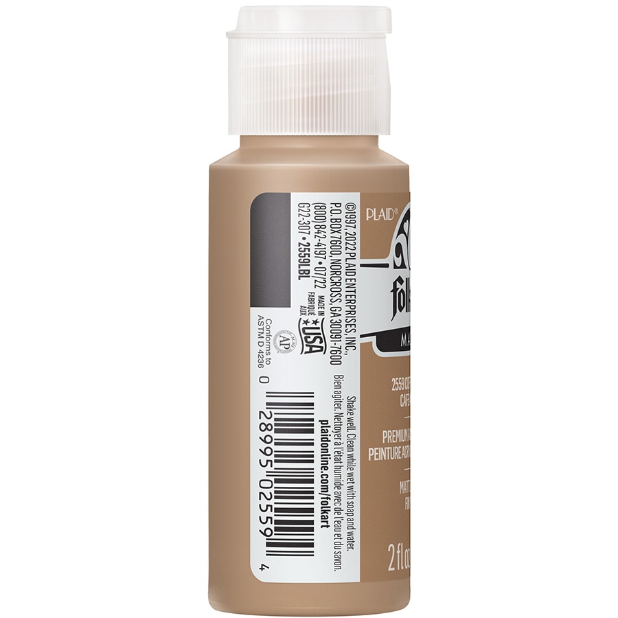FolkArt ® Acrylic Colors - Coffee Latte, 2 oz. - 2559