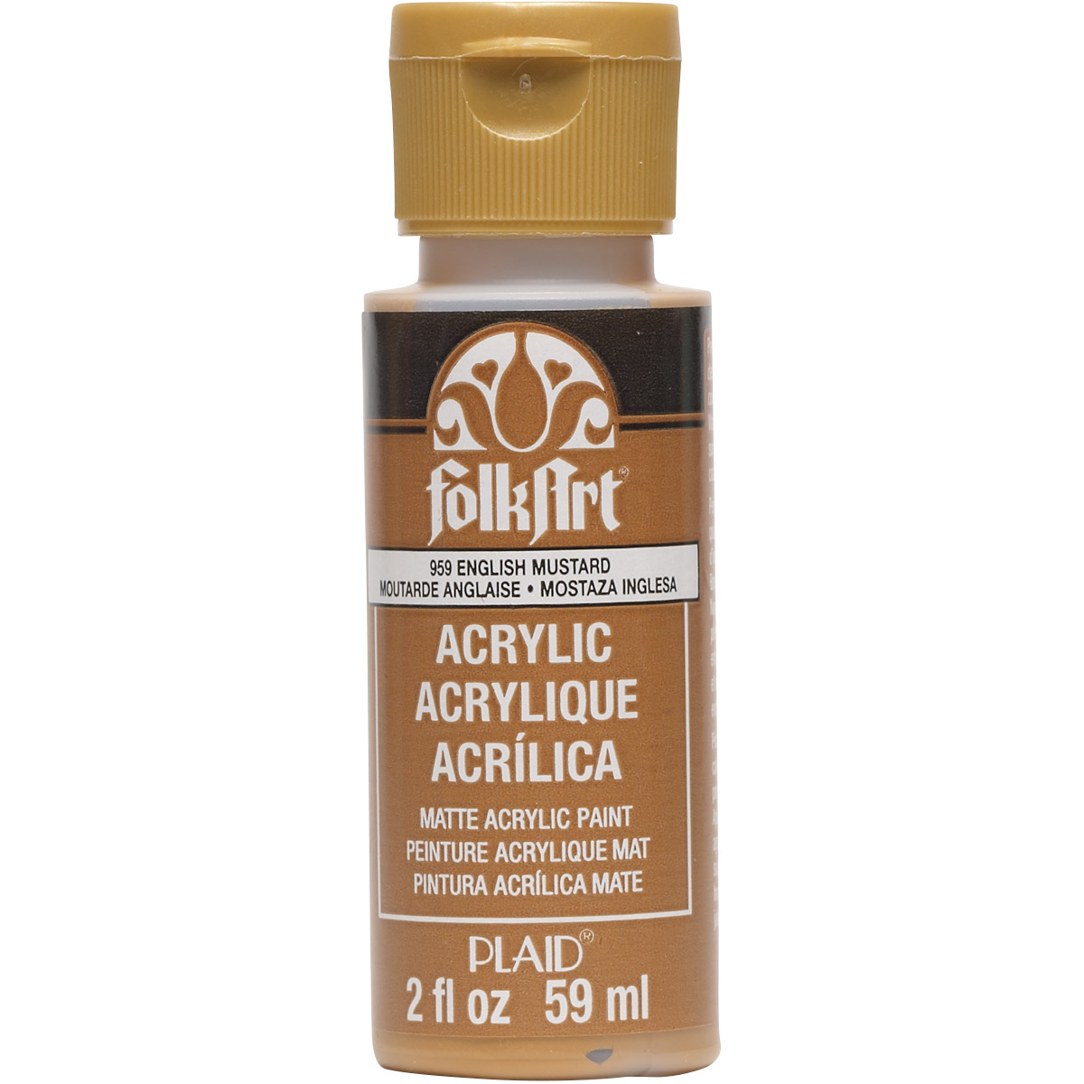 FolkArt ® Acrylic Colors - English Mustard, 2 oz. - 959