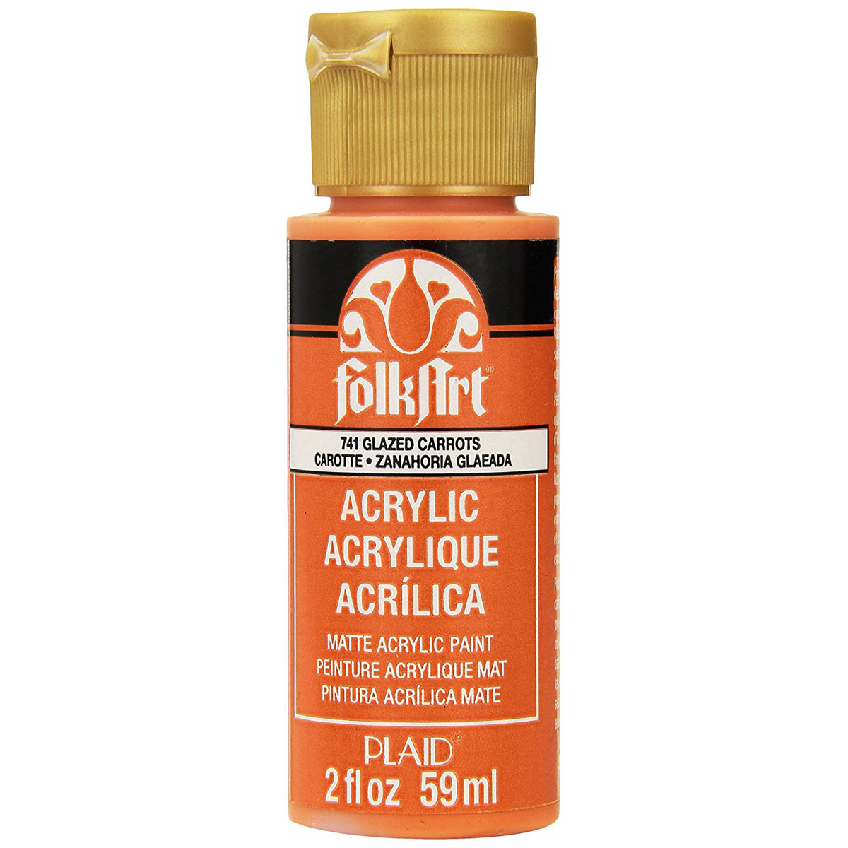FolkArt ® Acrylic Colors - Glazed Carrots, 2 oz. - 741