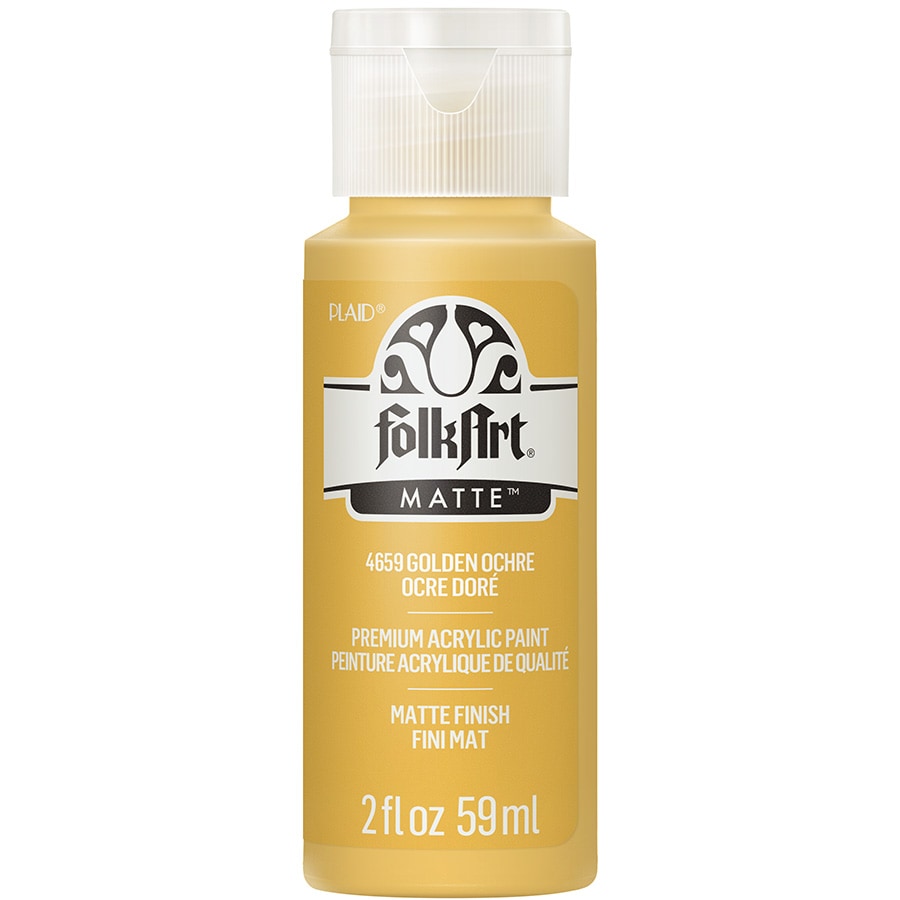 FolkArt ® Acrylic Colors - Golden Ochre, 2 oz. - 4659