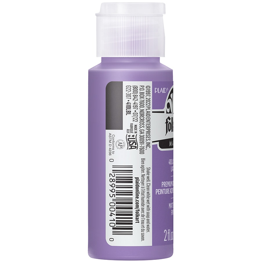 FolkArt ® Acrylic Colors - Lavender, 2 oz. - 410