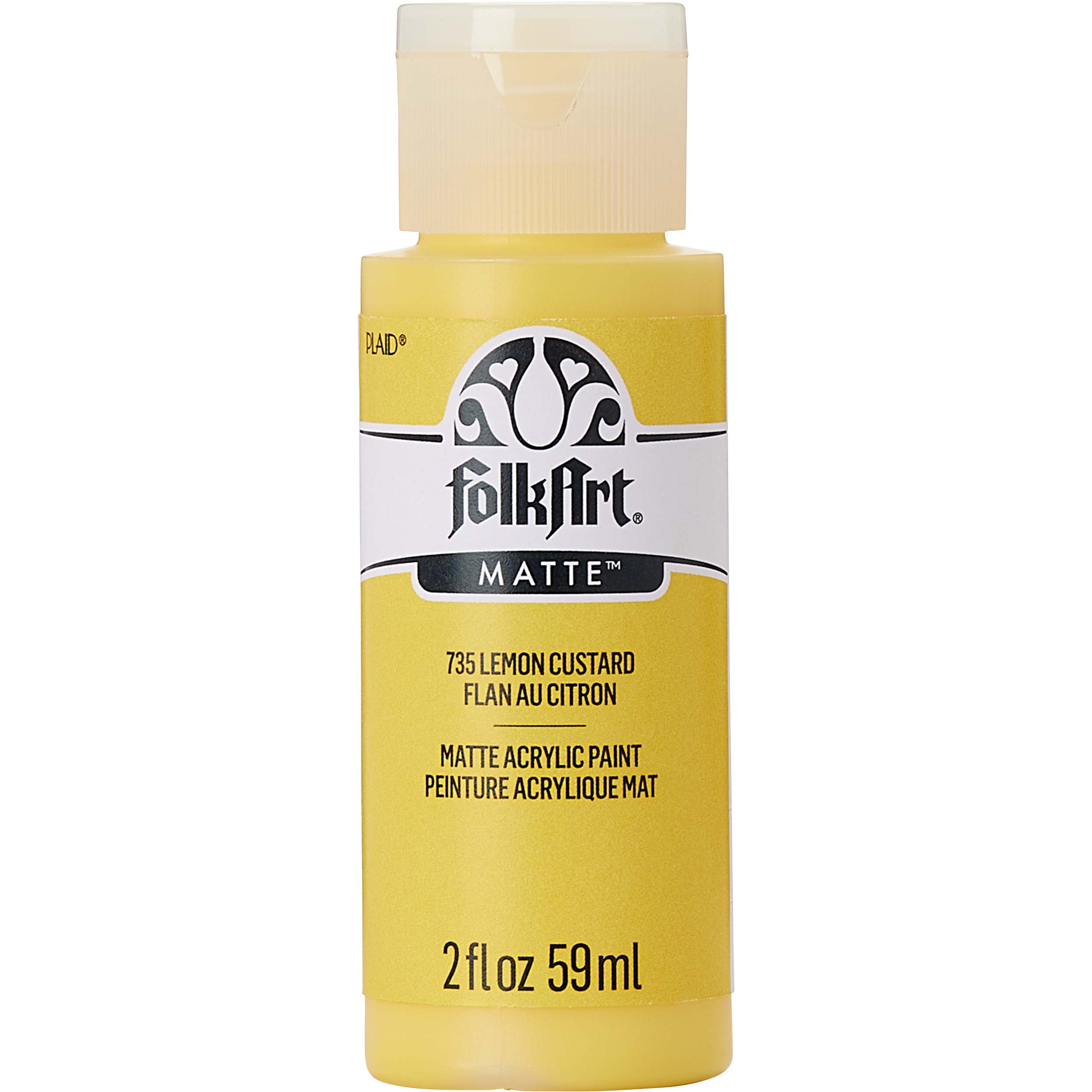 FolkArt ® Acrylic Colors - Lemon Custard, 2 oz. - 735