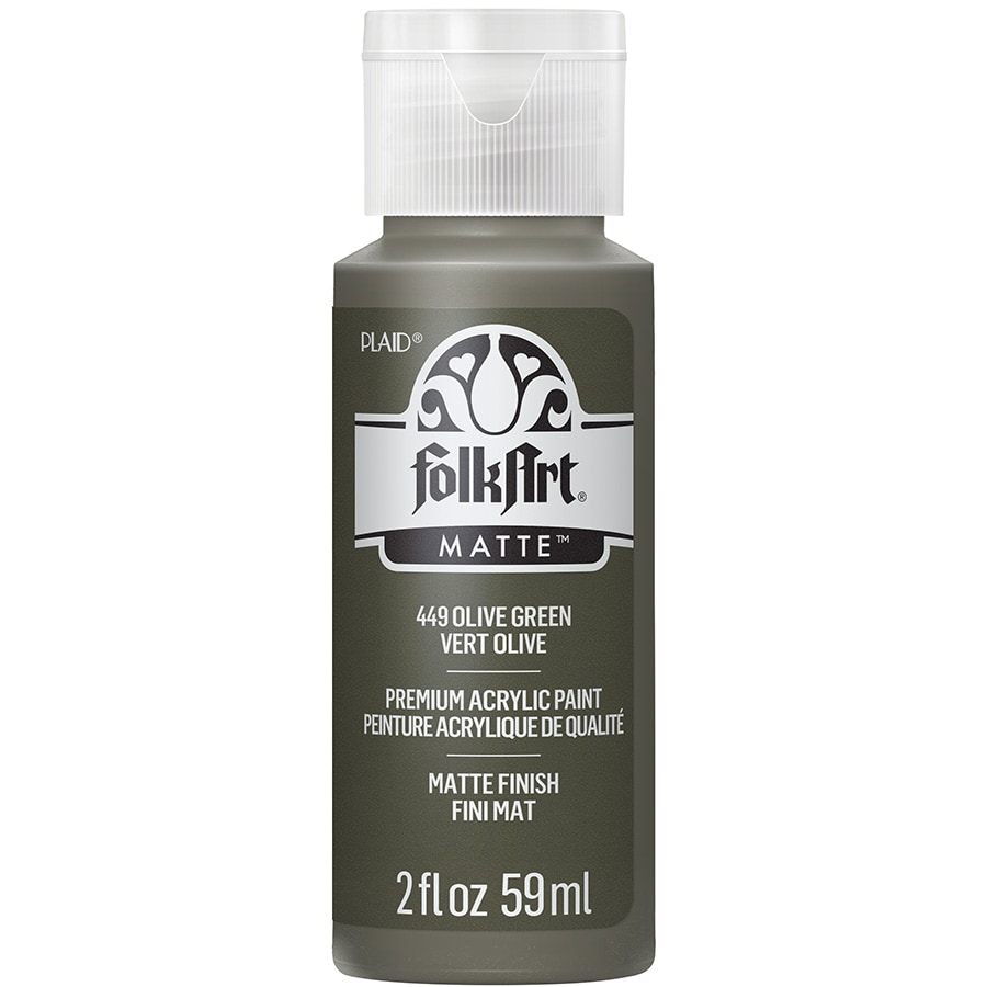 FolkArt ® Acrylic Colors - Olive Green, 2 oz. - 449
