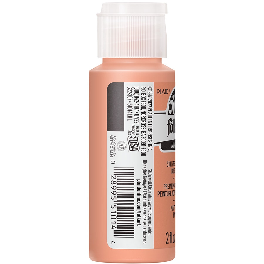 FolkArt ® Acrylic Colors - Peach Breeze, 2 oz. - 51014