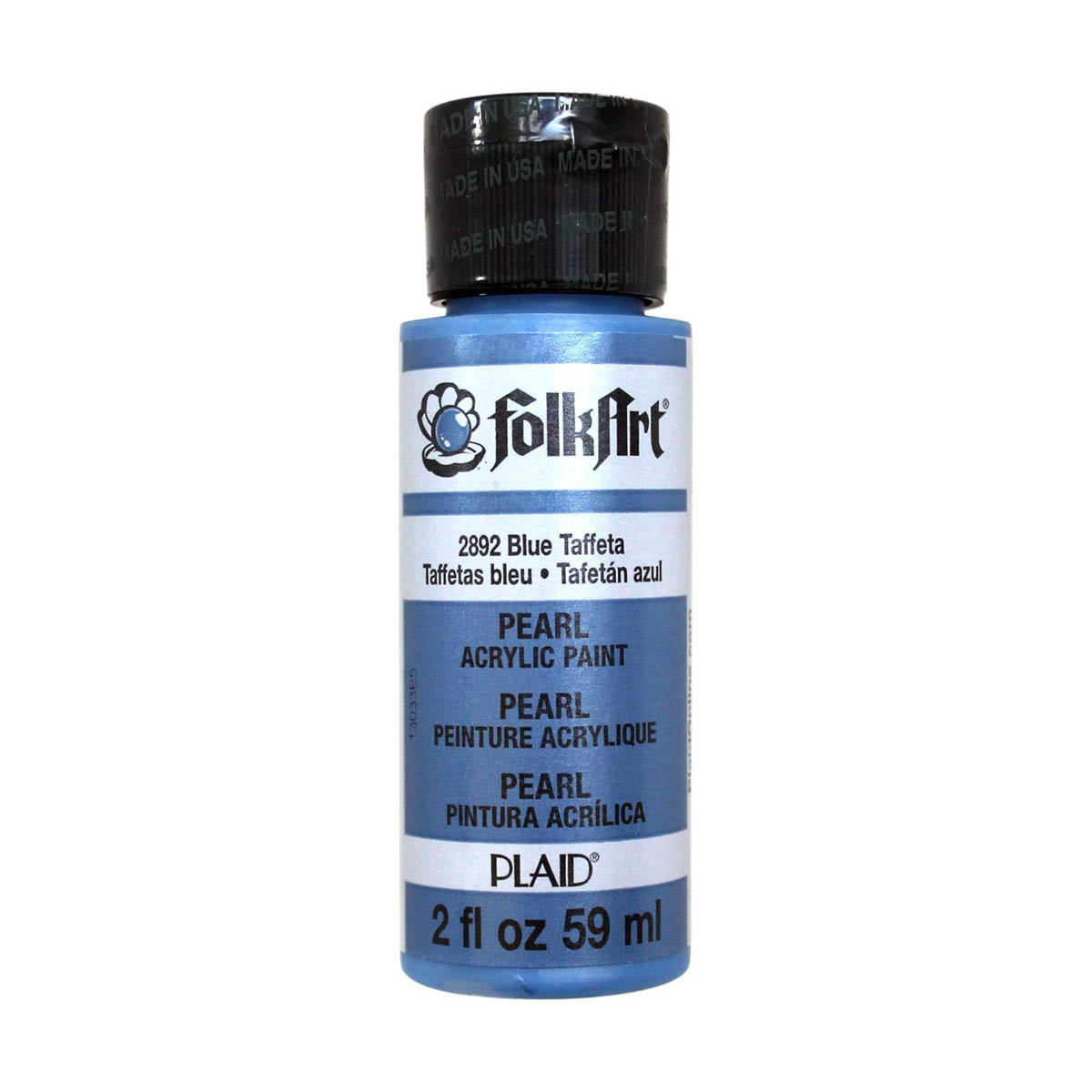 FolkArt ® Acrylic Colors - Pearl Blue Taffeta, 2 oz. - 2892