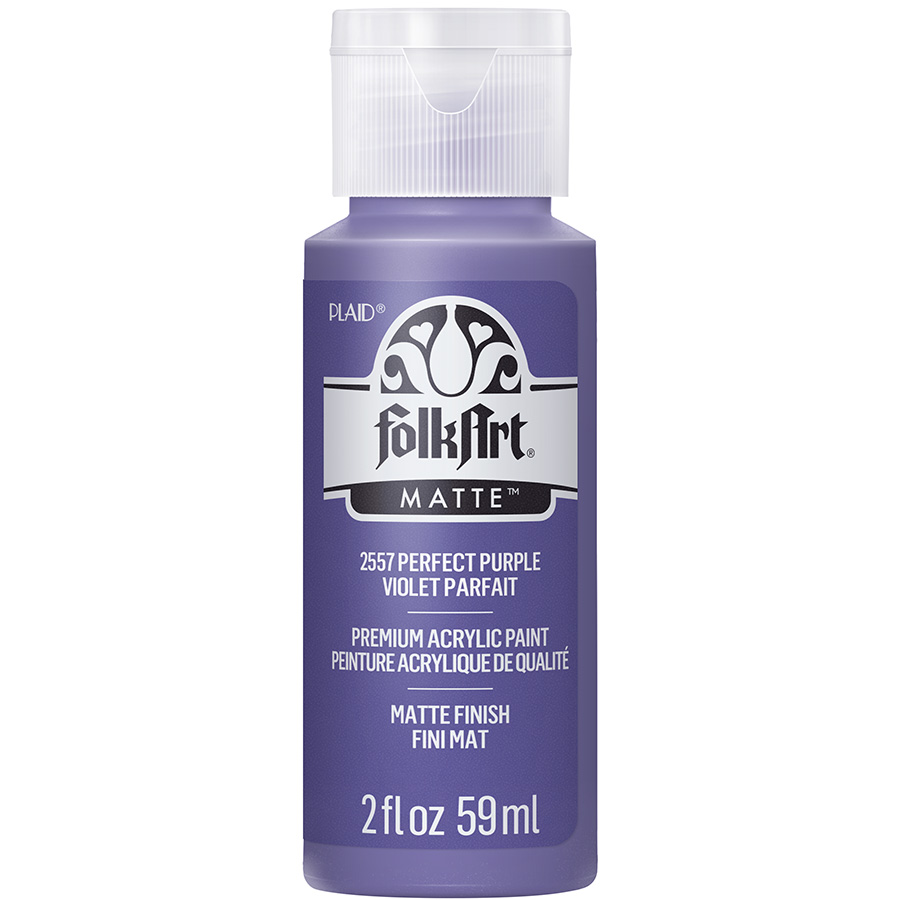 FolkArt ® Acrylic Colors - Perfect Purple, 2 oz. - 2557