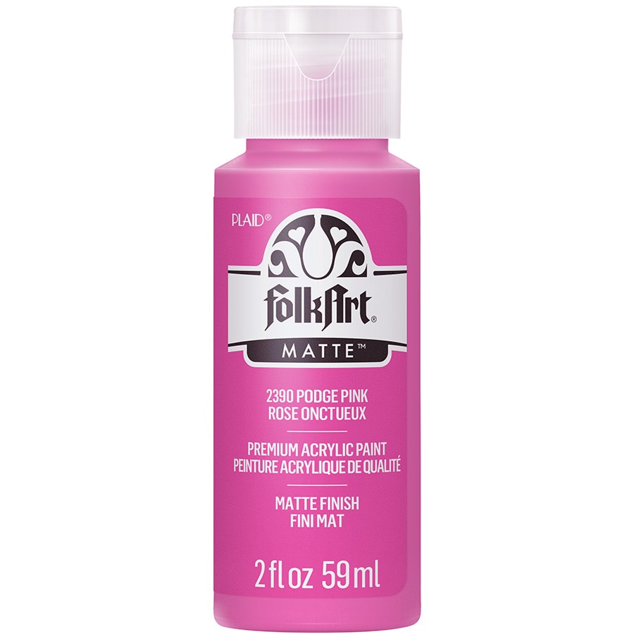 FolkArt ® Acrylic Colors - Podge Pink, 2 oz. - 2390