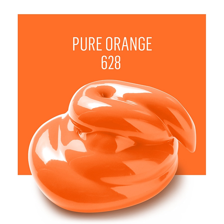 FolkArt ® Acrylic Colors - Pure Orange, 2 oz. - 628