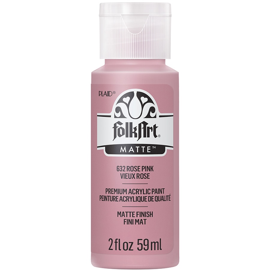 FolkArt ® Acrylic Colors - Rose Pink, 2 oz. - 632