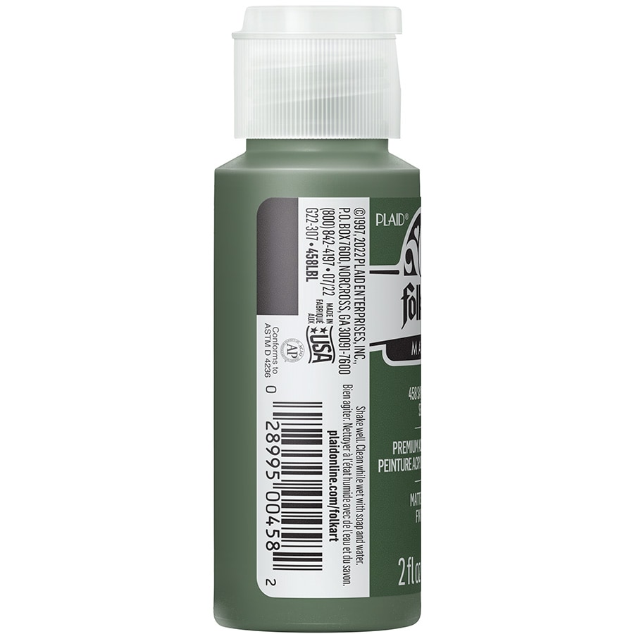FolkArt ® Acrylic Colors - Sap Green, 2 oz. - 458