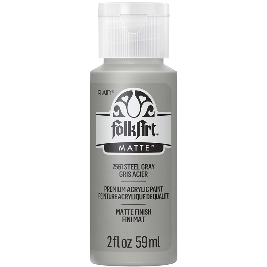 FolkArt ® Acrylic Colors - Steel Gray, 2 oz. - 2561