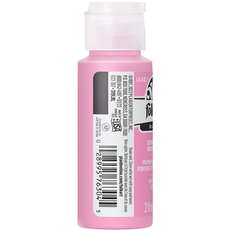 FolkArt ® Acrylic Colors - Tickled Pink, 2 oz. - 319