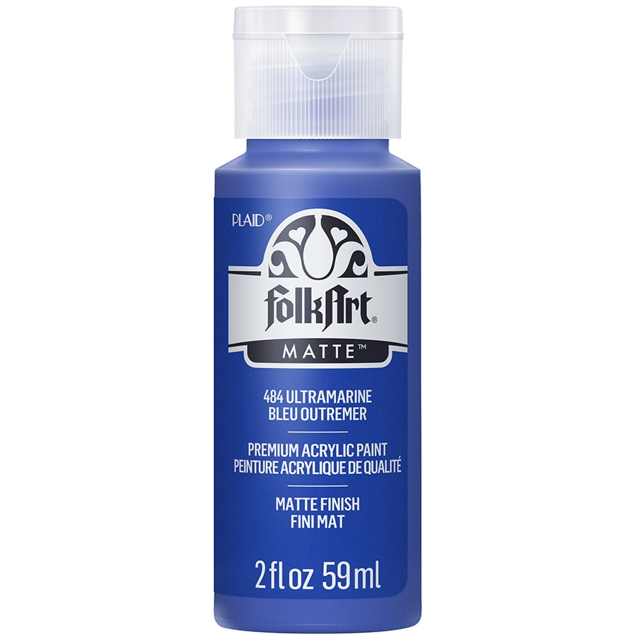 FolkArt ® Acrylic Colors - Brilliant Ultramarine, 2 oz. - 484