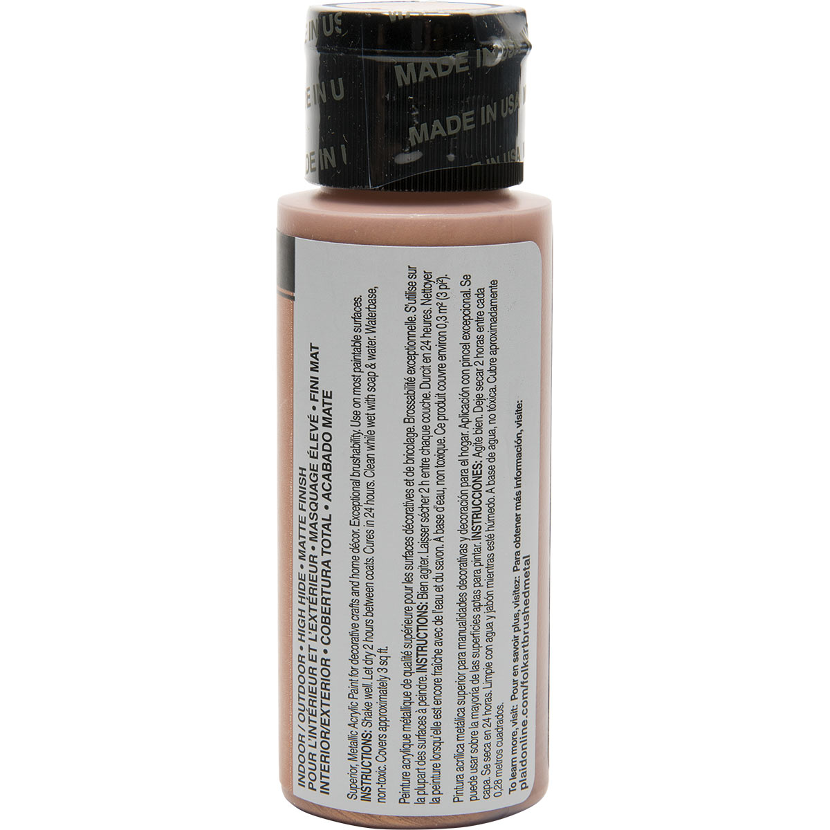 FolkArt ® Brushed Metal™ Acrylic Paint - Copper, 2 oz. - 5125