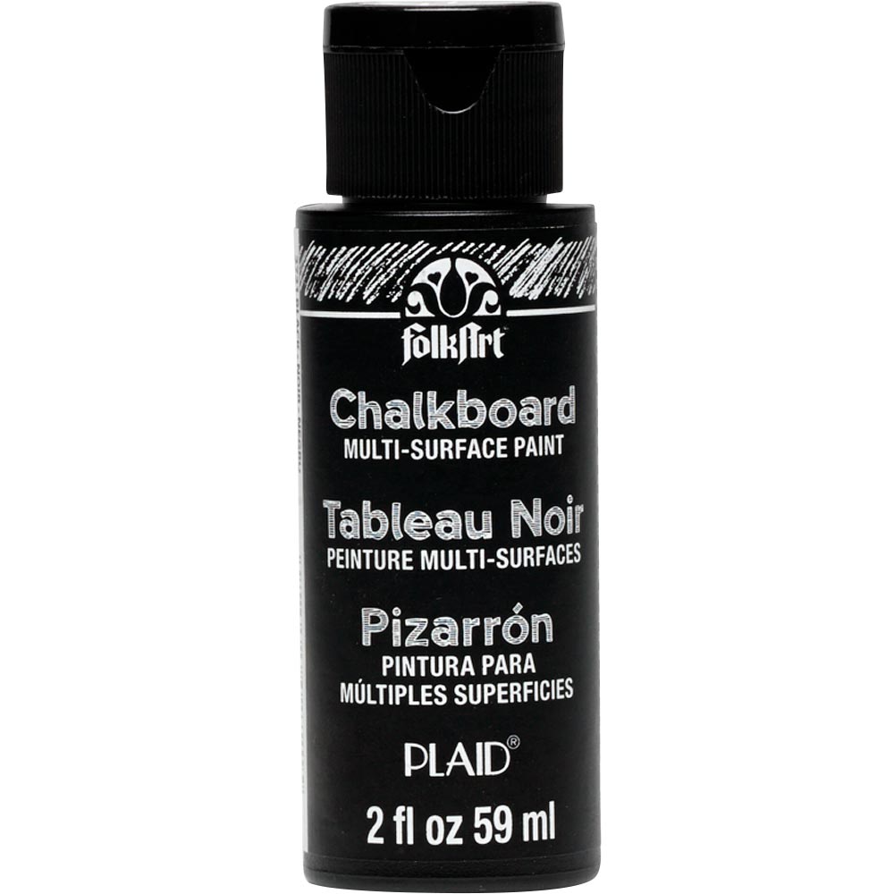 FolkArt ® Chalkboard Multi-Surface Paint - Black, 2 oz. - 2721