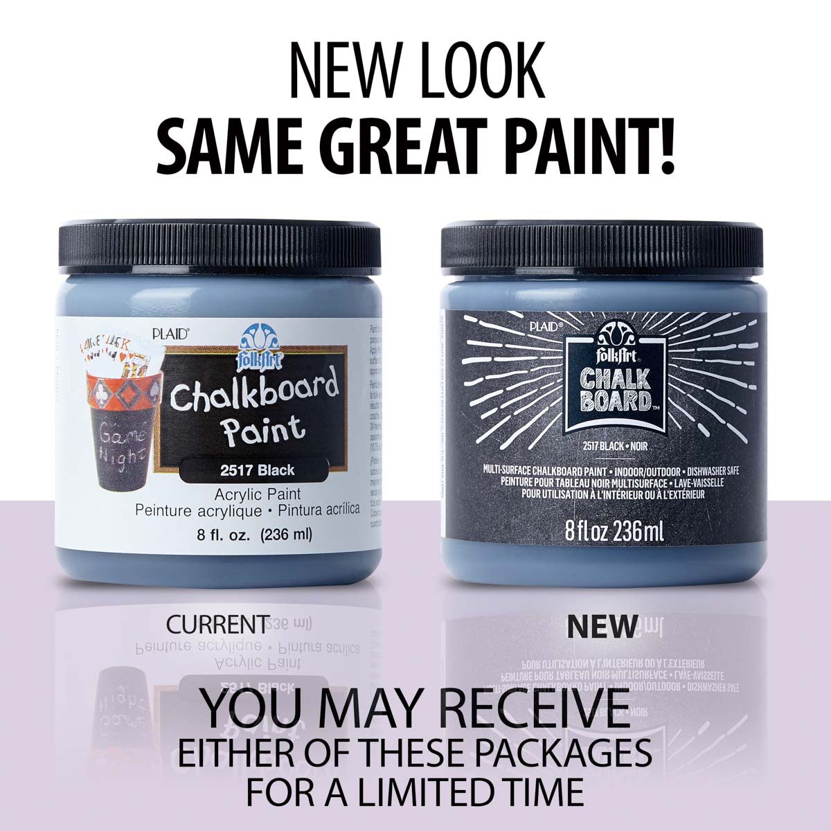 FolkArt ® Chalkboard Paint - Black, 8 oz. - 2517