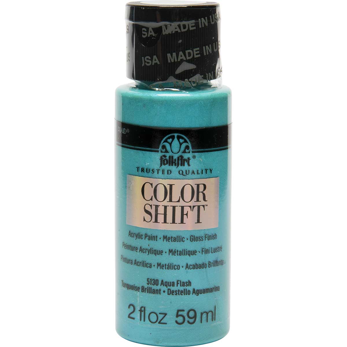 FolkArt ® Color Shift™ Acrylic Paint - Aqua Flash, 2 oz. - 5130
