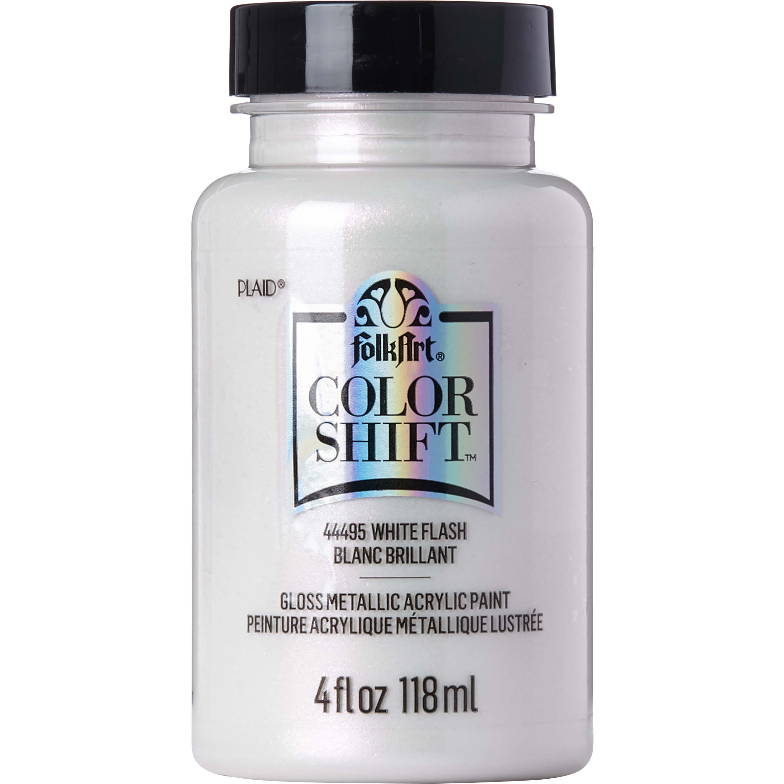 FolkArt ® Color Shift™ Acrylic Paint - White Flash, 4 oz. - 44495