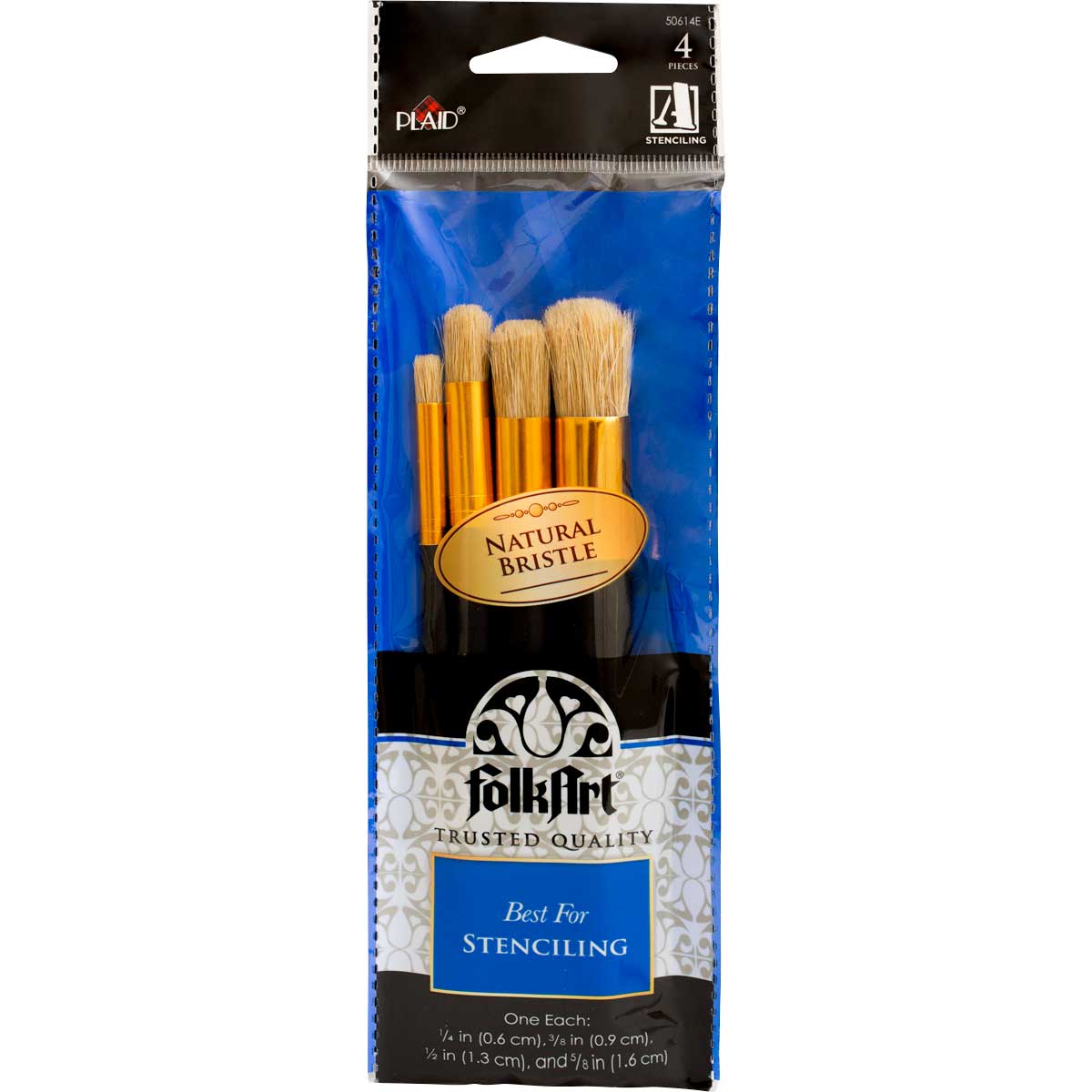 FolkArt ® Complete Paper Icon Stencil and Brush Set - PROMOFAPDSB