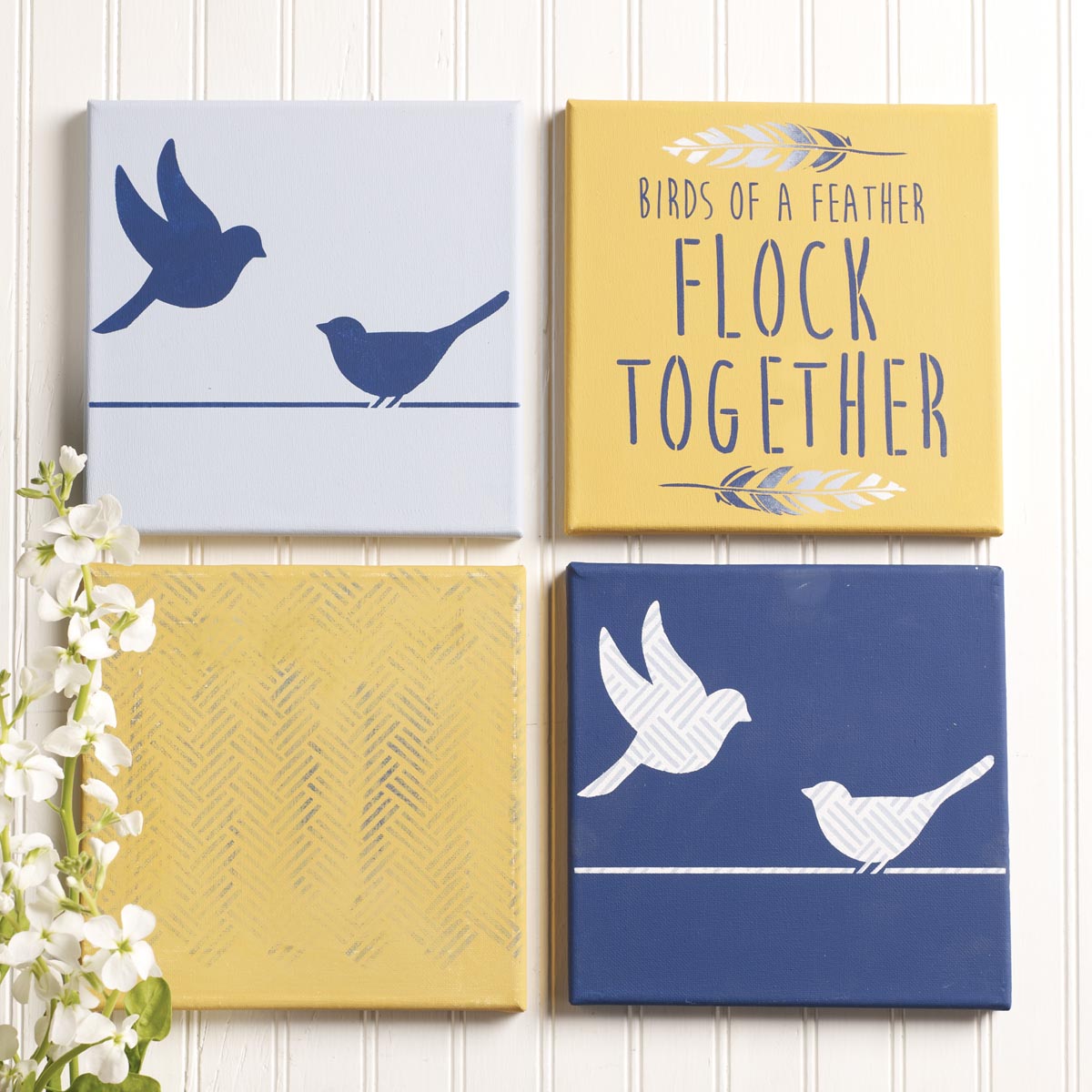 FolkArt ® Craft Stencils - Value Packs - Love Birds