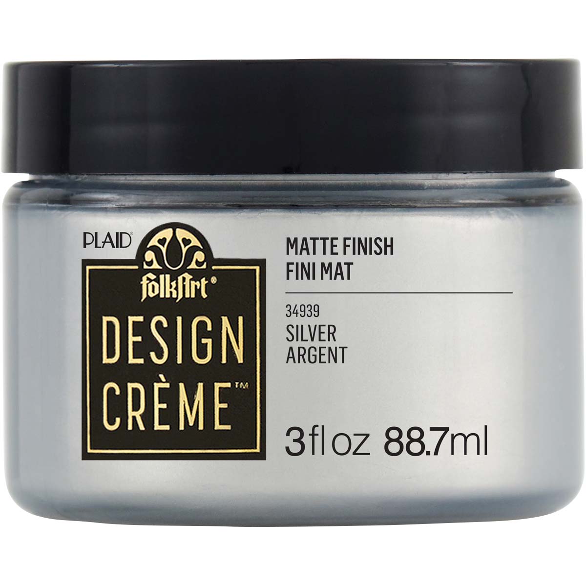 FolkArt ® Design Creme™ - Silver, 3 oz. - 34939