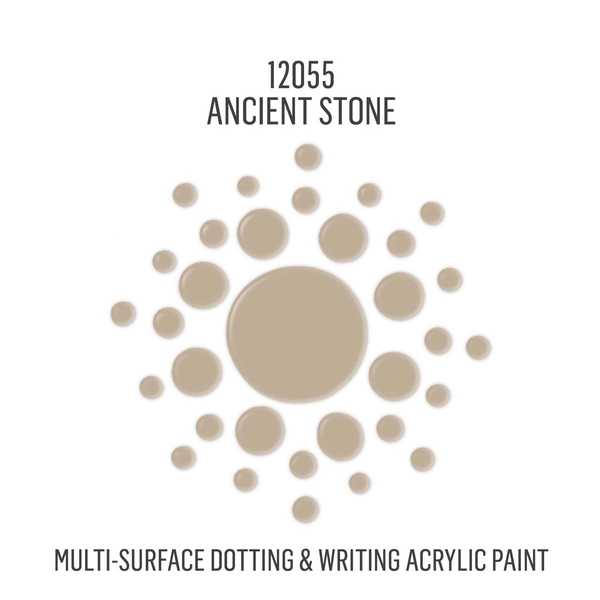 FolkArt® Dots™ Acrylic Paint - Ancient Stone, 2 oz. - 12055