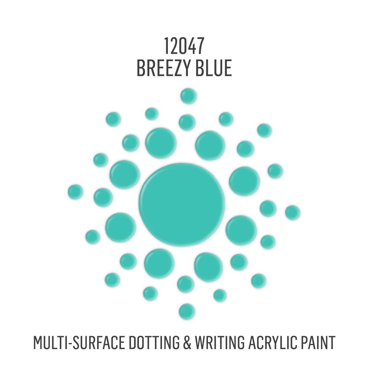 FolkArt® Dots™ Acrylic Paint - Breezy Blue, 2 oz. - 12047