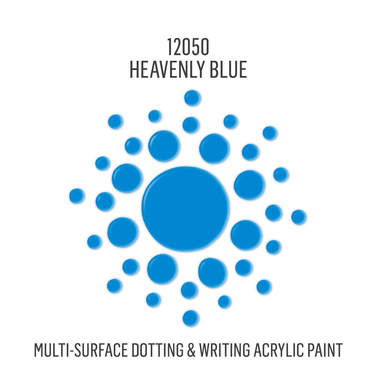 FolkArt® Dots™ Acrylic Paint - Heavenly Blue, 2 oz. - 12050