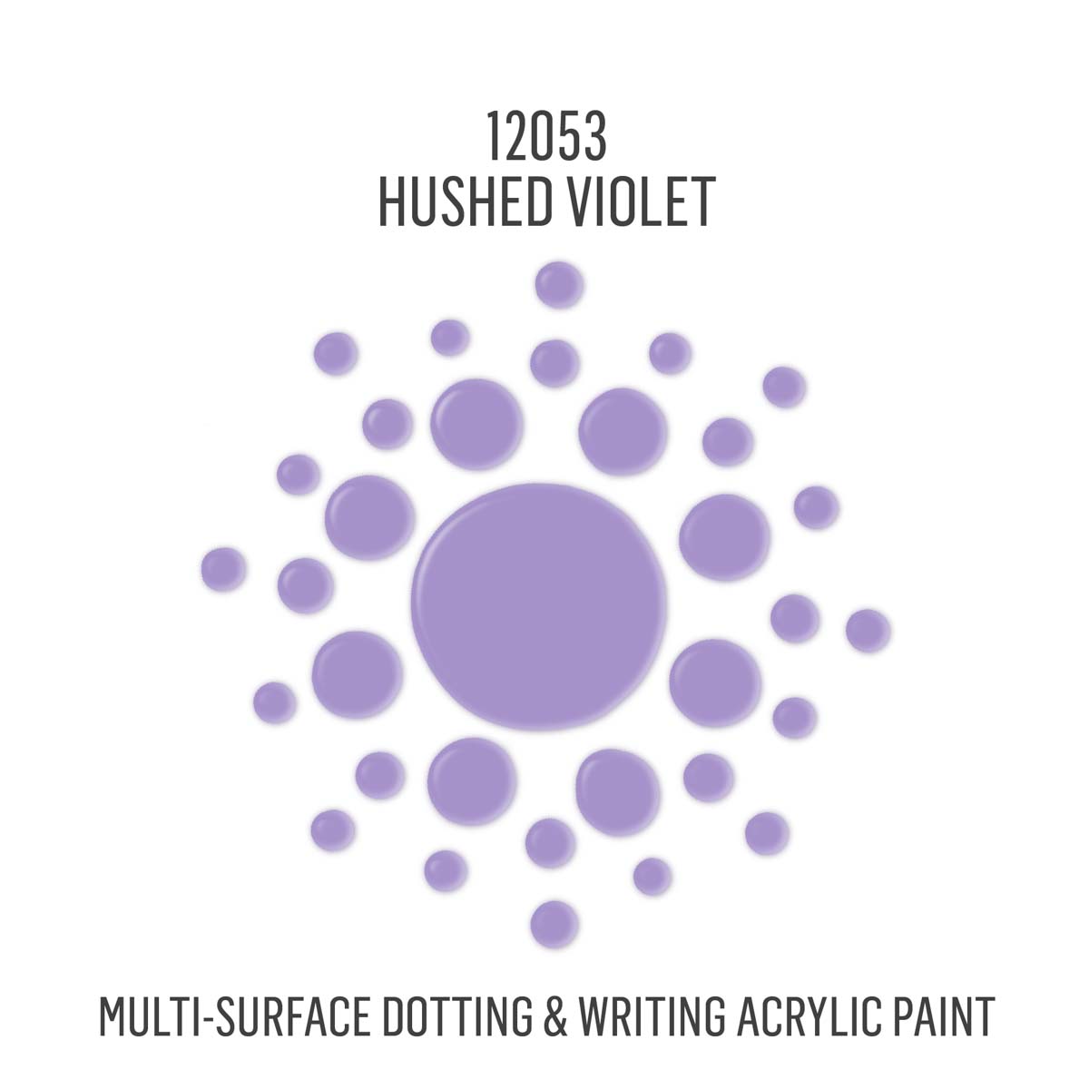 FolkArt® Dots™ Acrylic Paint - Hushed Violet, 2 oz. - 12053