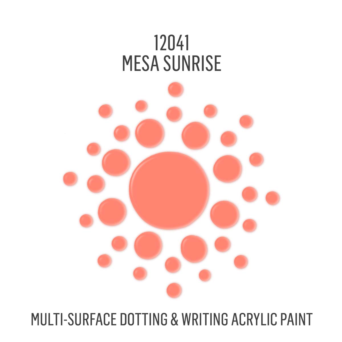 FolkArt® Dots™ Acrylic Paint - Mesa Sunrise, 2 oz. - 12041