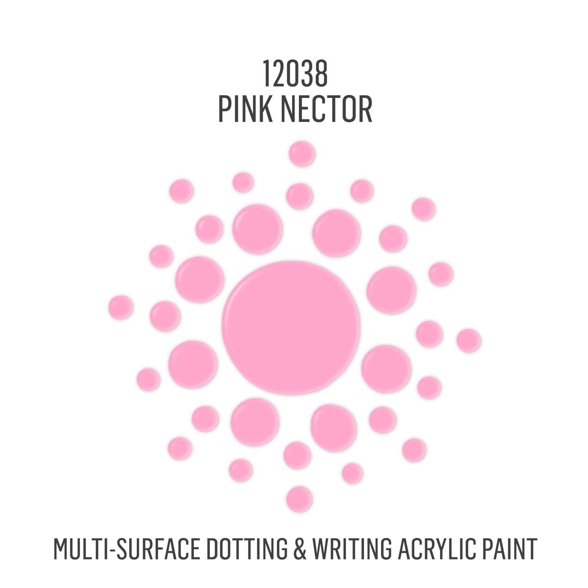 FolkArt® Dots™ Acrylic Paint - Pink Nectar, 2 oz. - 12038