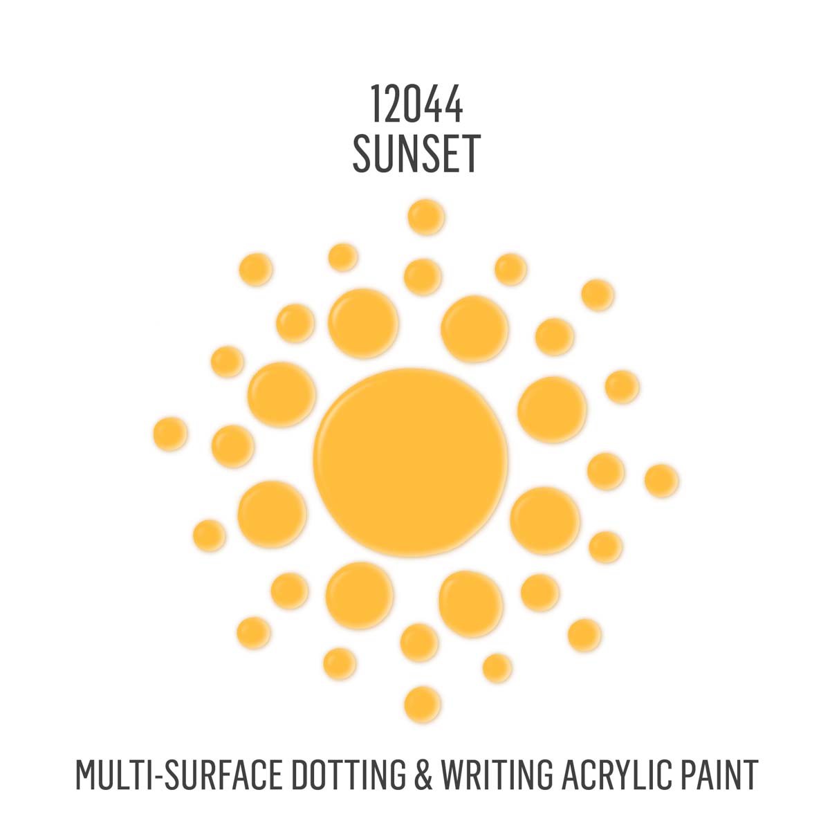 FolkArt® Dots™ Acrylic Paint - Sunset, 2 oz. - 12044